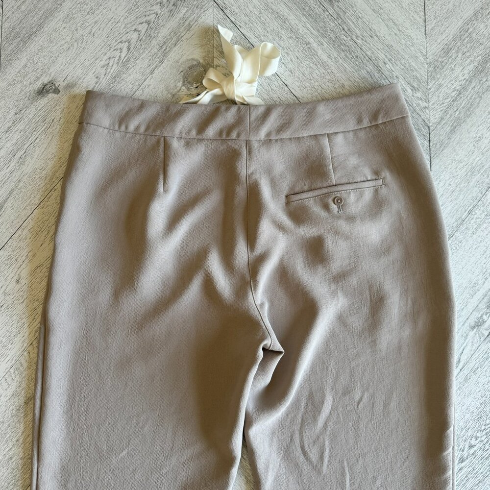Aritzia | Wilfred Allant Pant in Taupe Grey - Size 12 - Picture 4 of 11